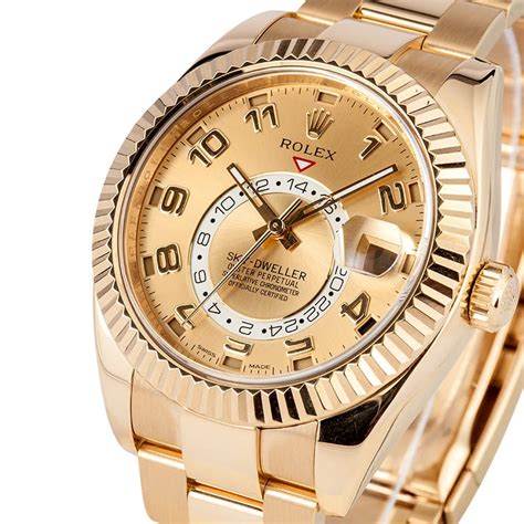 rolex sky dweller goud|sky dweller rolex price.